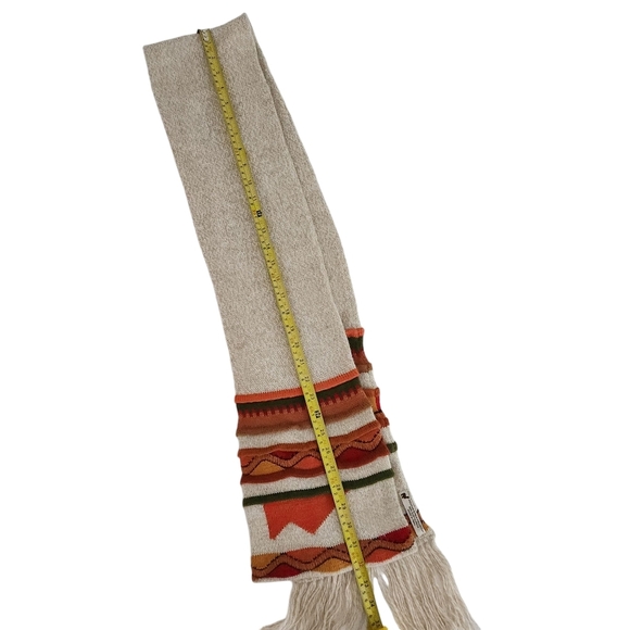 PERUVIAN ALPACA COLLECTION Made in Peru 2-in-1 Scarf Hat Unisex fringes - Picture 8 of 12